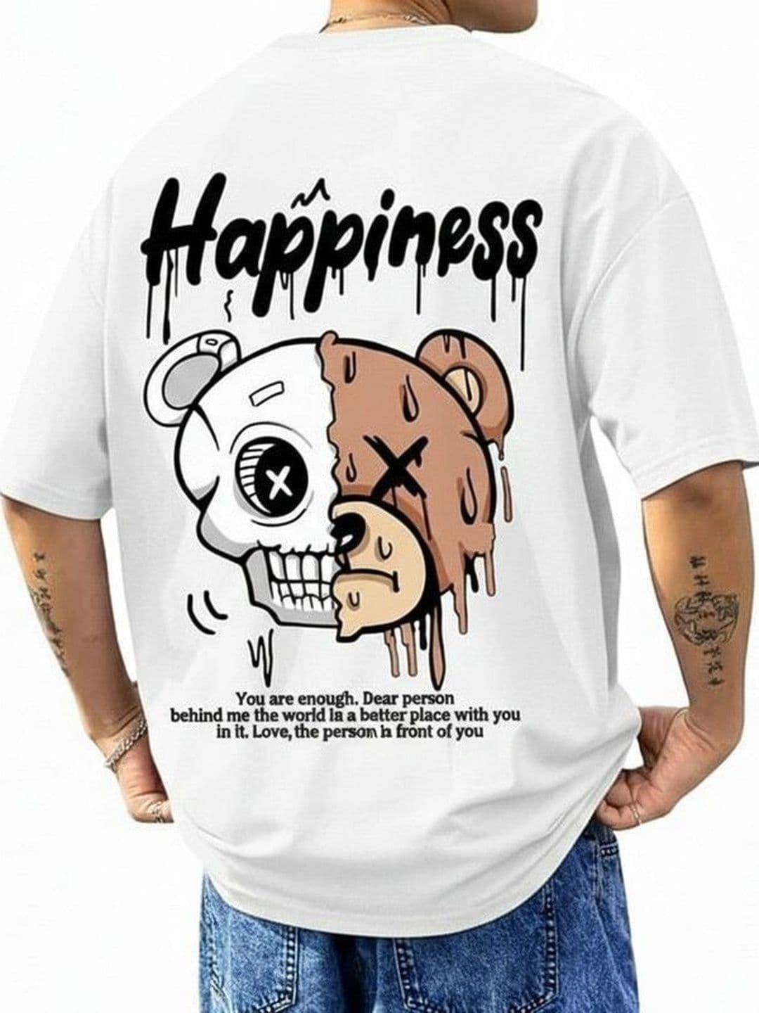 HUMMING TONE Men Printed T-shirt thumbnail 2