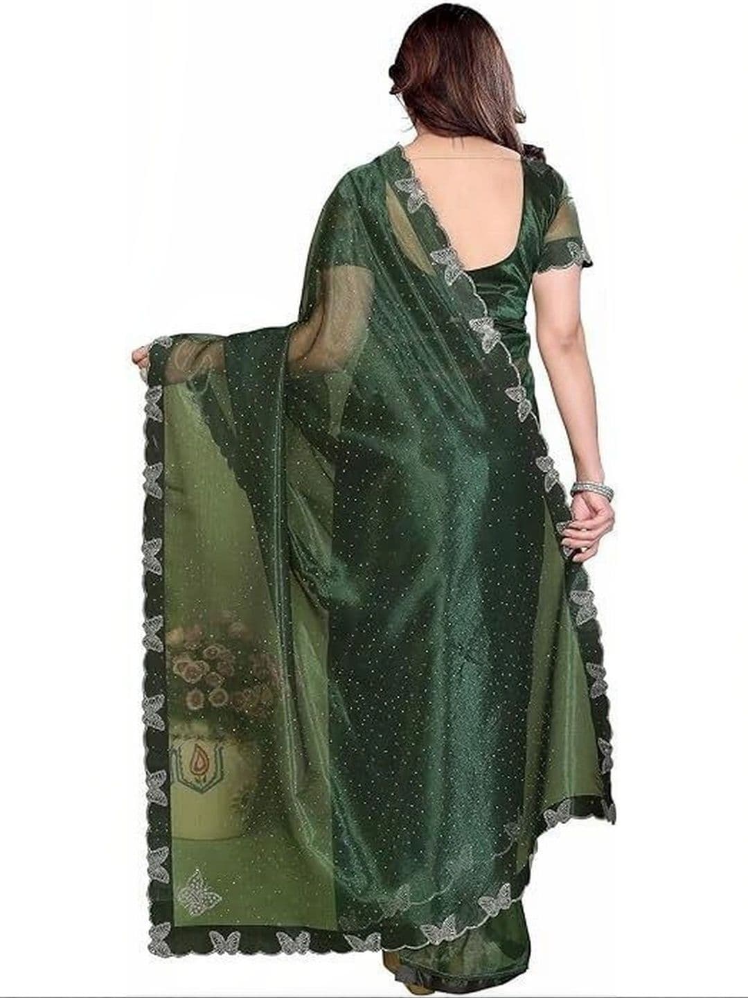 RENBRIZA Embellished Saree thumbnail 3