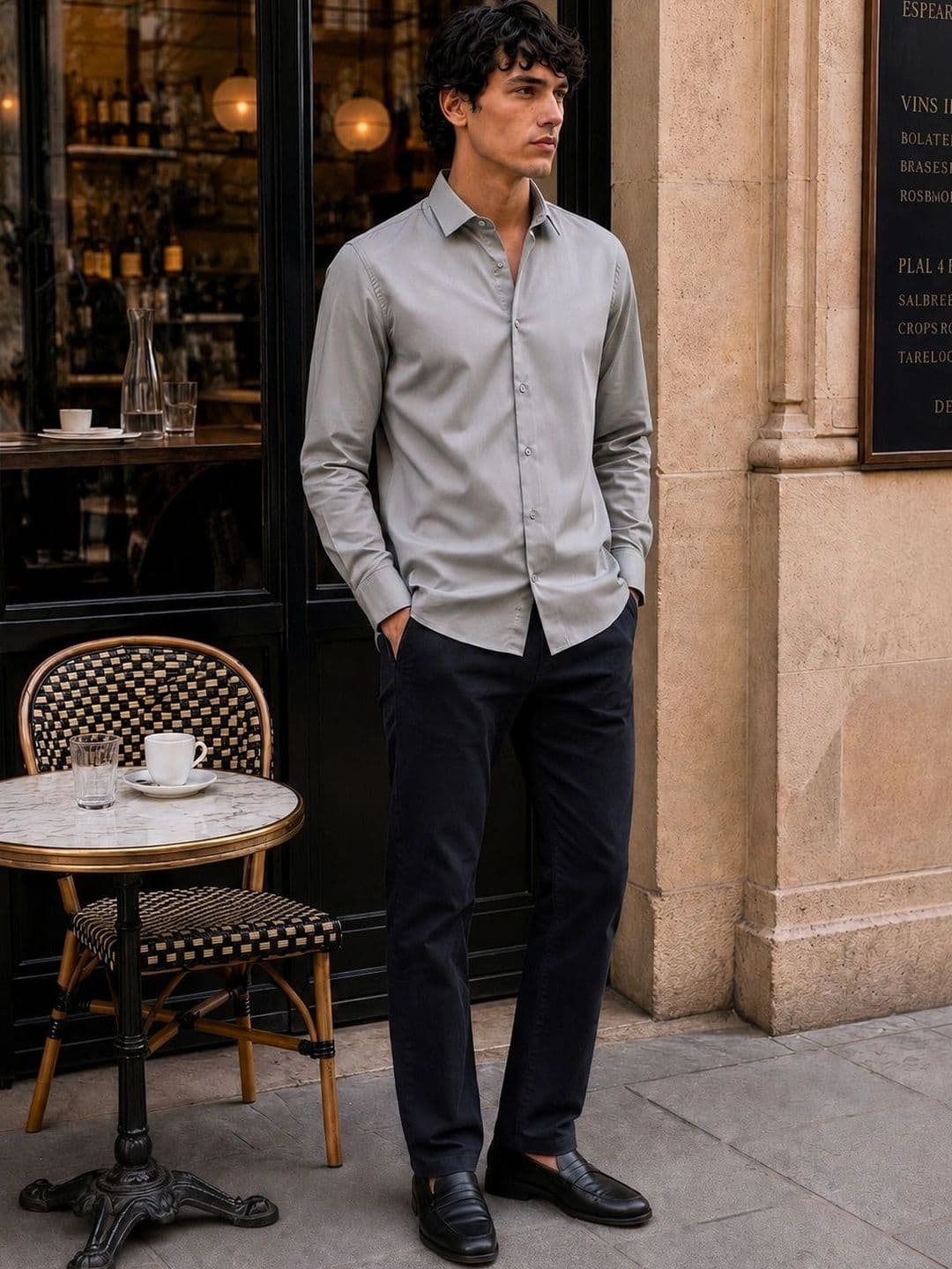 THE SHIRT CODE Men Comfort Casual Shirt thumbnail 4