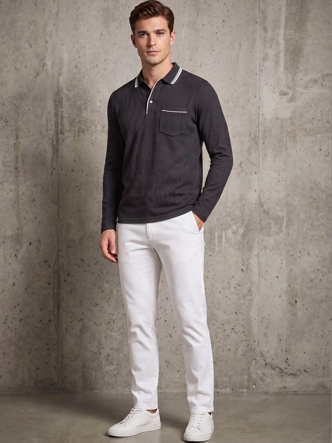 STARFOX Men Polo Collar Pockets T-shirt thumbnail 4