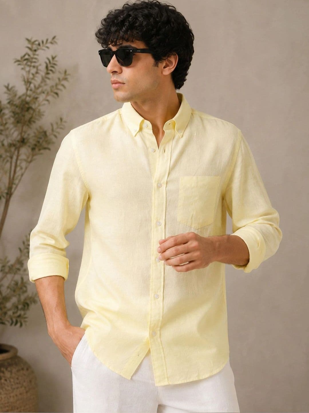 HERE&NOW Men Standard Slim Fit Casual Shirt thumbnail 3