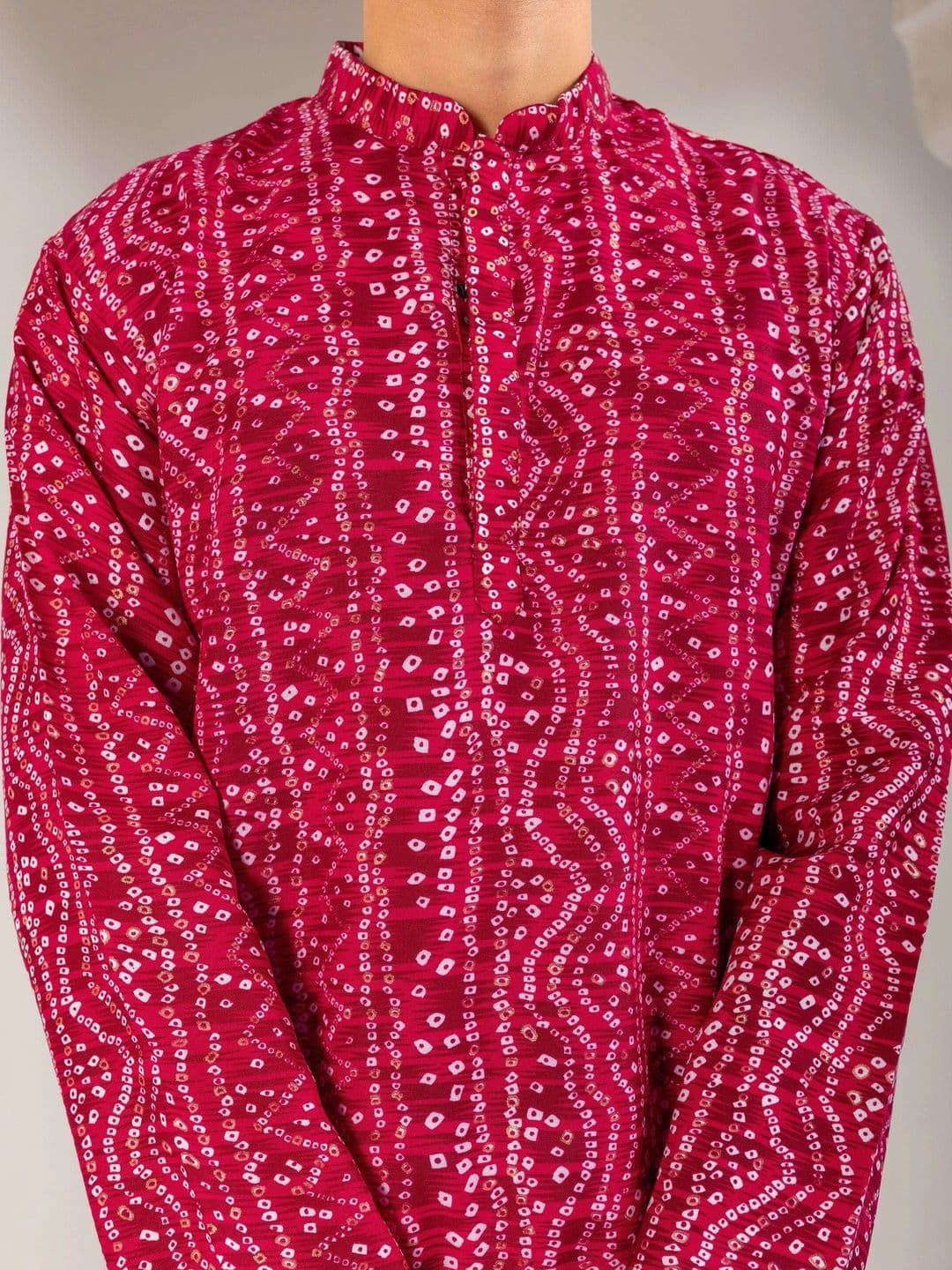 ADHIRAJAN Men Ethnic Motifs Printed Kurta thumbnail 7