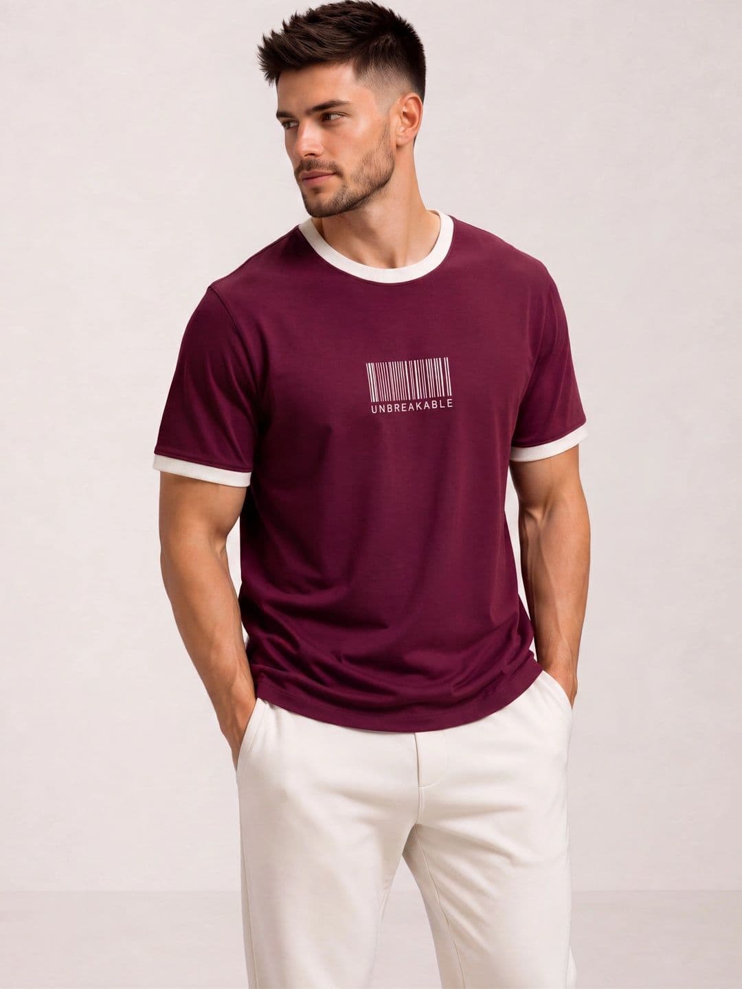 CROSS BENCH Men Typography Printed T-shirt thumbnail 6