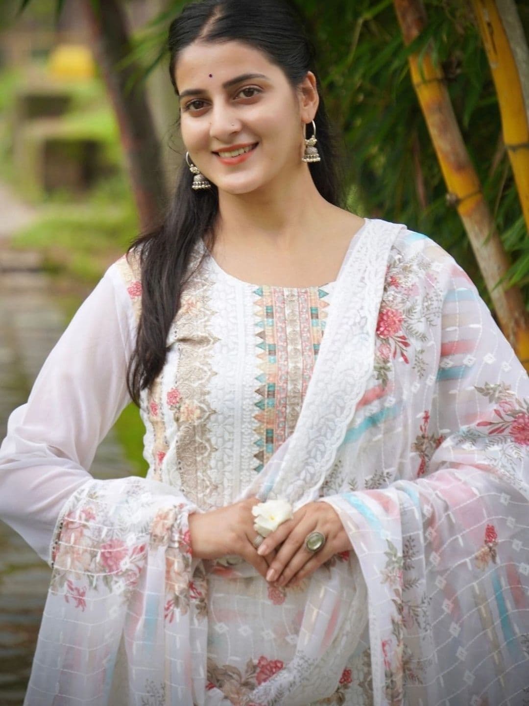 Geetha Creation Women Silk Georgette thumbnail 3