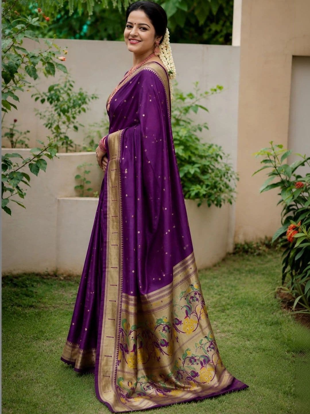 Moda Rapido Woven Design Zari Art Silk Designer Banarasi Saree thumbnail 2
