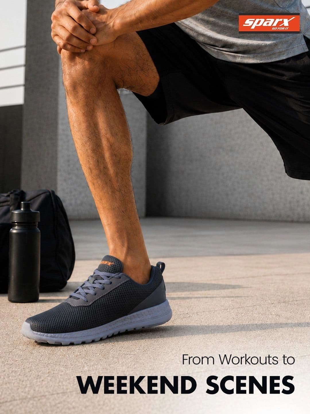 Sparx Men Mesh Sports Non-Marking Shoes thumbnail 3