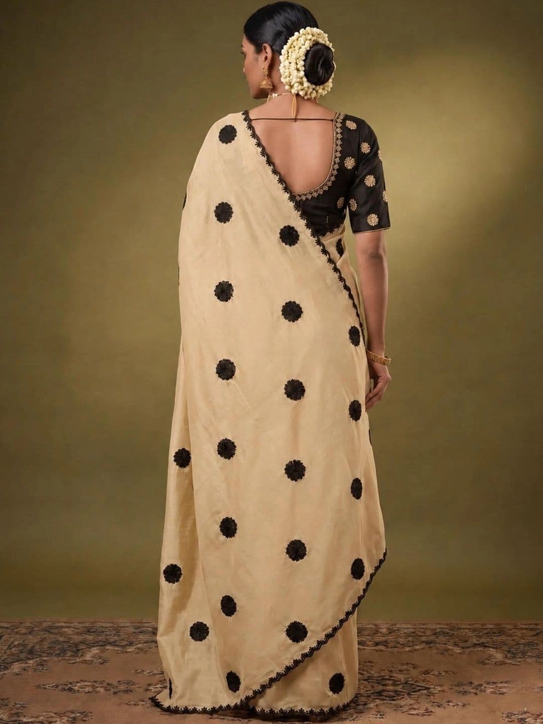 SAMANTHA Poly Georgette Saree thumbnail 4