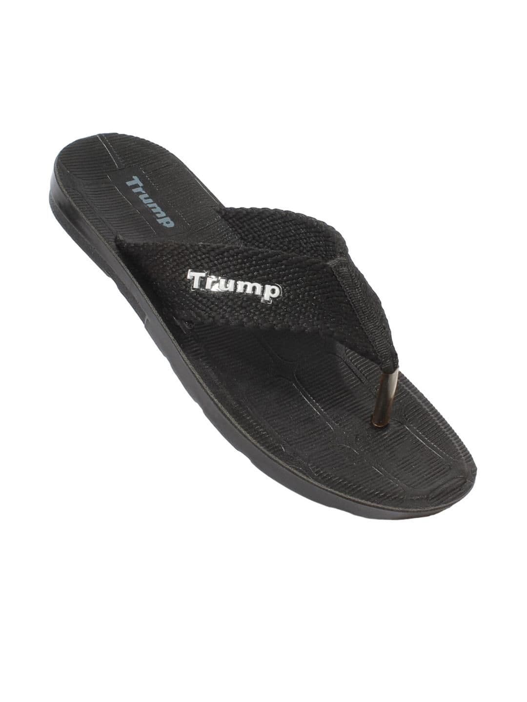 Trump Black PU Flip Flops thumbnail 6