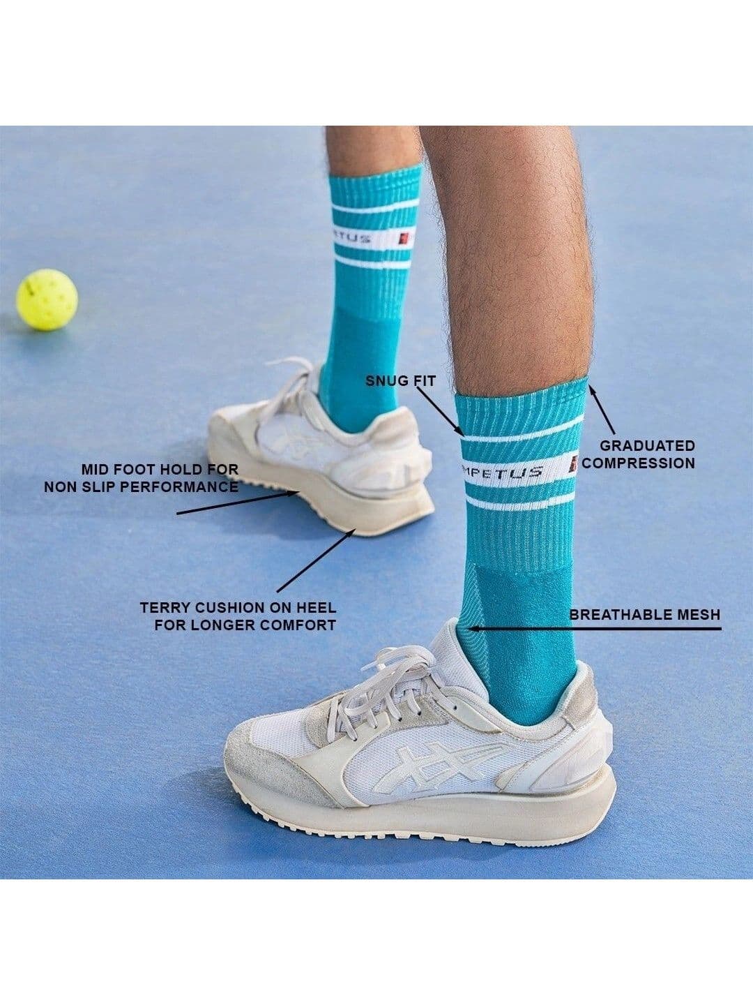 IMPETUS Men Striped Calf Length Socks thumbnail 5