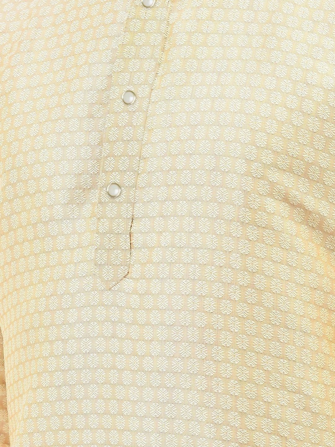 SG LEMAN Men Jacquard Kurta thumbnail 6