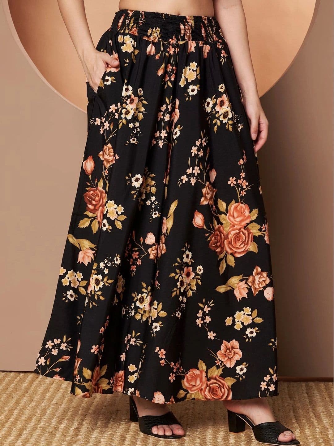 CORSICA Women Floral Printed Ethnic Palazzos thumbnail 4