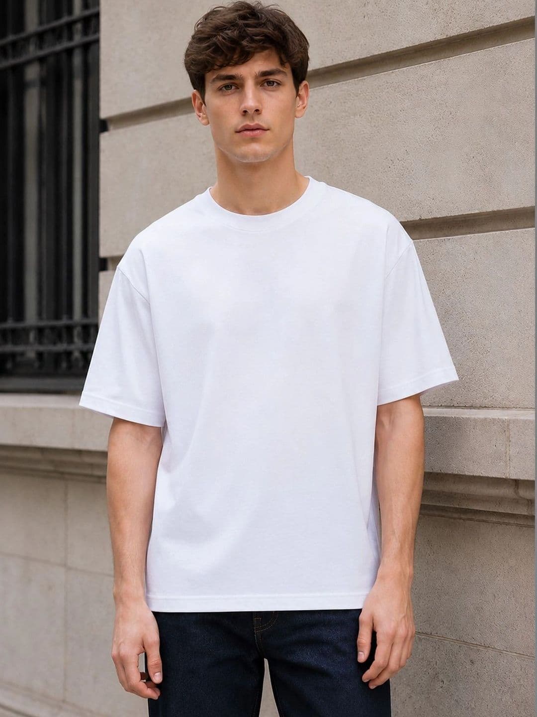 HERE&NOW Men Solid T-shirt - view 1