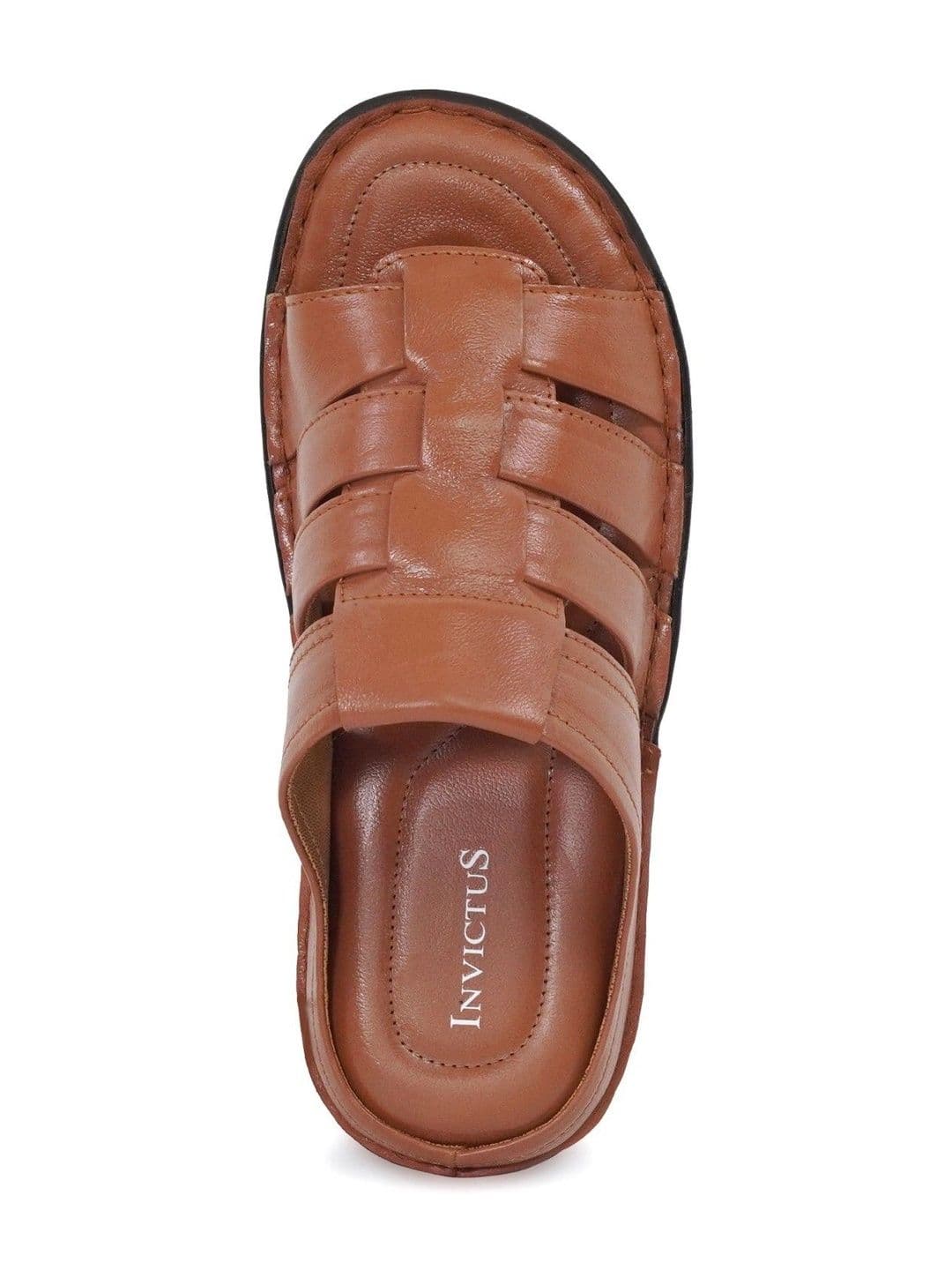 INVICTUS Men Leather Shoe-Style Sandals thumbnail 3