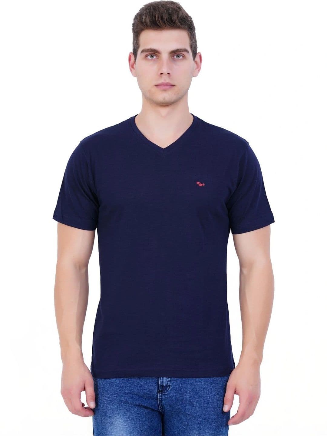 Exlan Men Cotton V-Neck T-shirt thumbnail 6