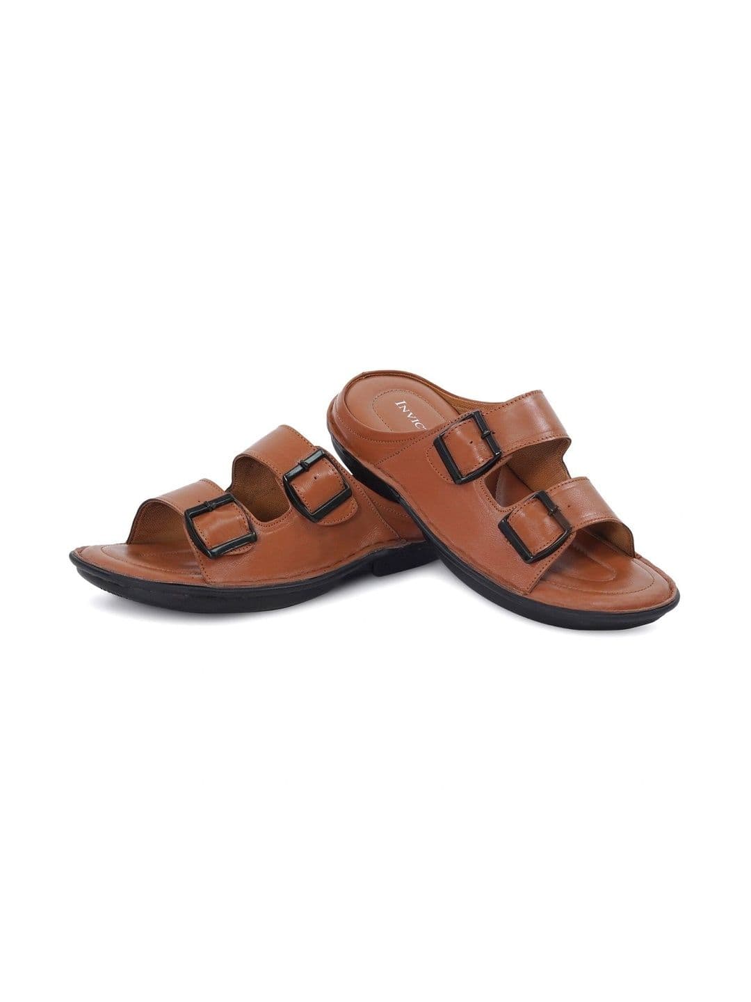 INVICTUS Men Leather Comfort Sandals thumbnail 3