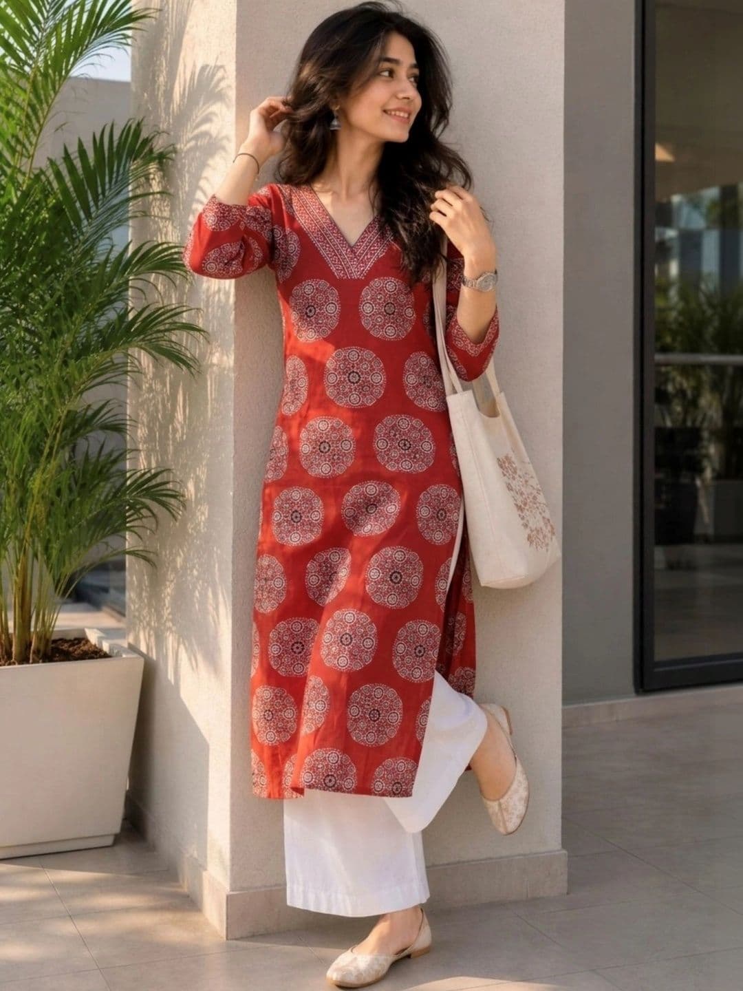 Zyla Women Ethnic Motifs Printed Kurta - view 1