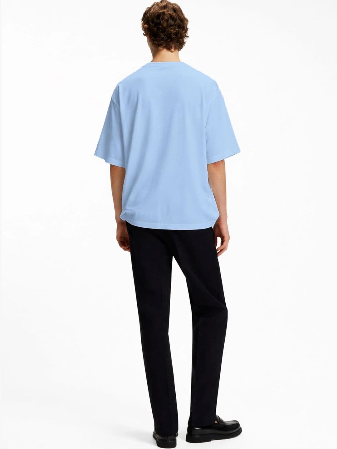 Moda rapido X TOGS & TERRE Men Printed Drop-Shoulder Sleeves Organic Cotton Blend T-shirt thumbnail 3