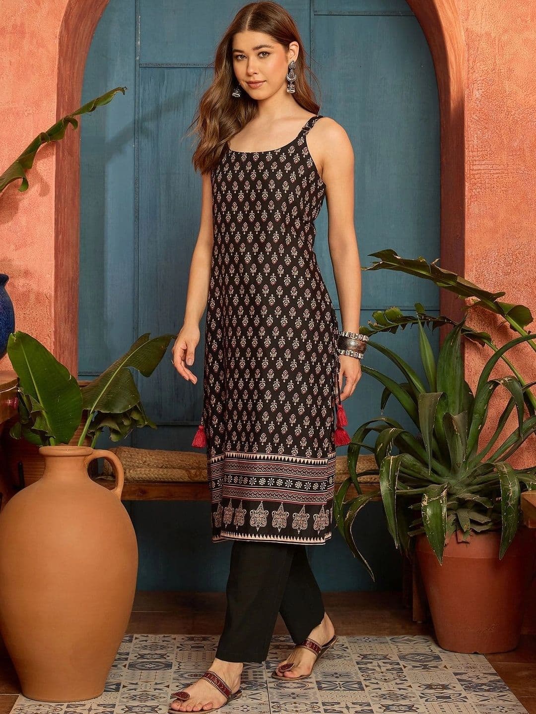 Stylum Women Ethnic Motifs Printed Indie Prints Kurta thumbnail 6