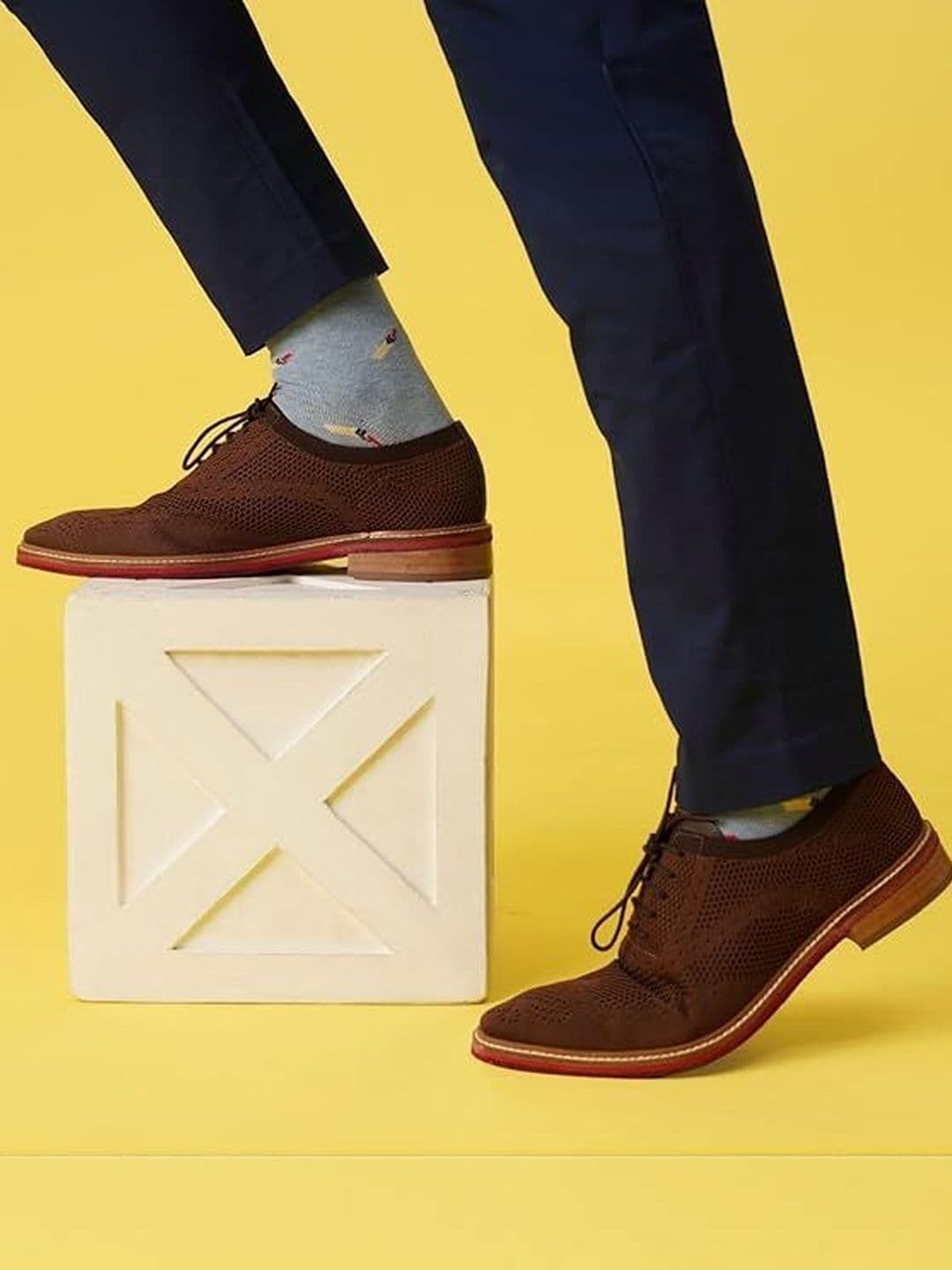 Activian Men Cotton Patterned Above Ankle Socks - view 1