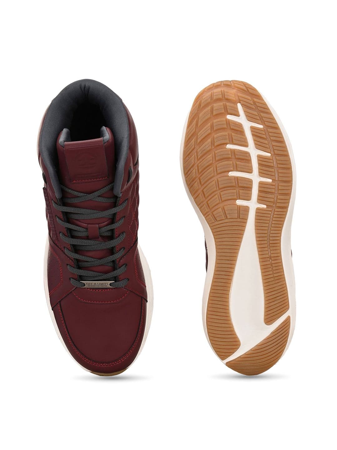 OFF LIMITS Orm Maroon Synthetic Basketball Shoes thumbnail 3