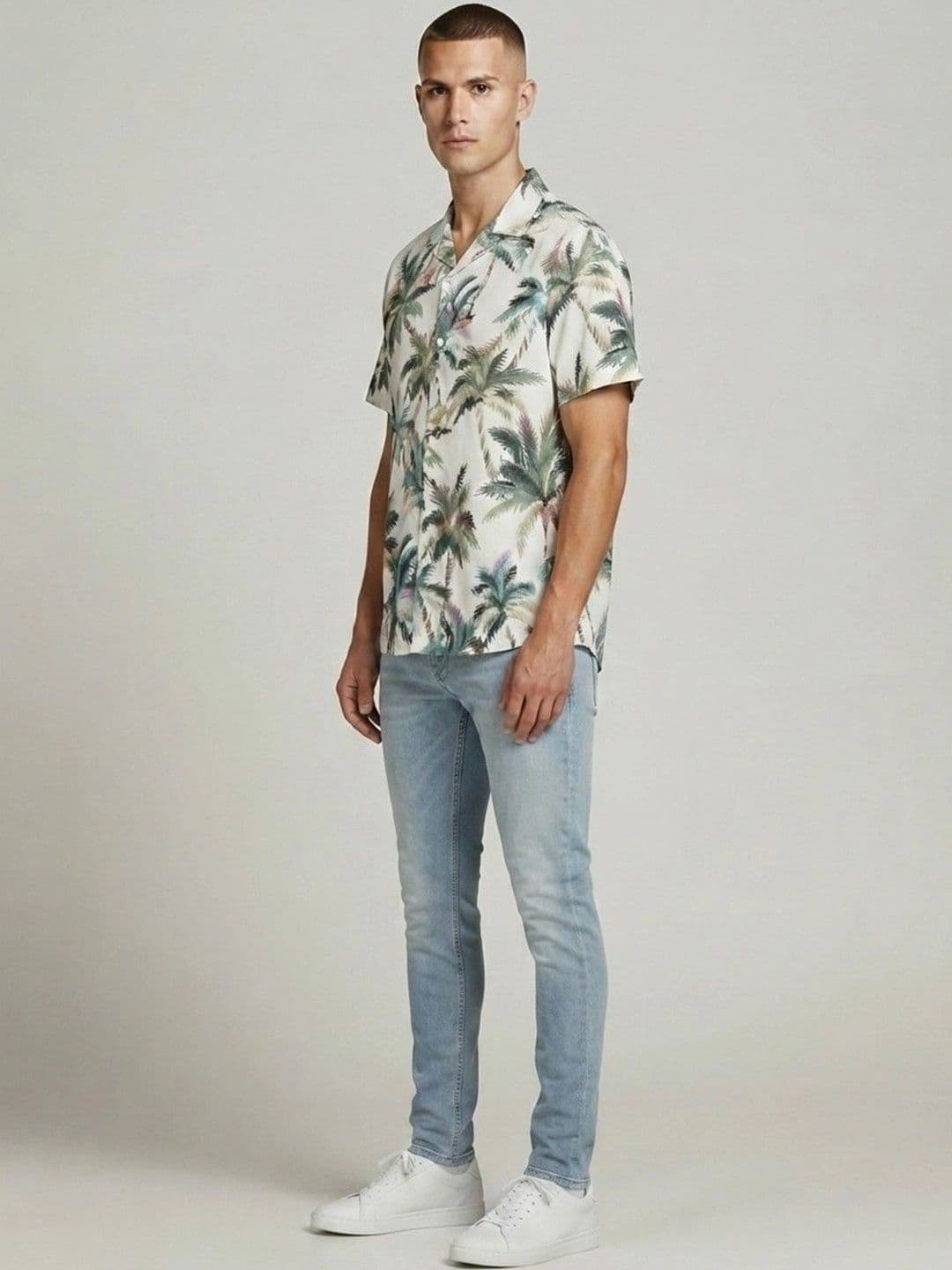 Suo Men Printed Casual Shirt thumbnail 3