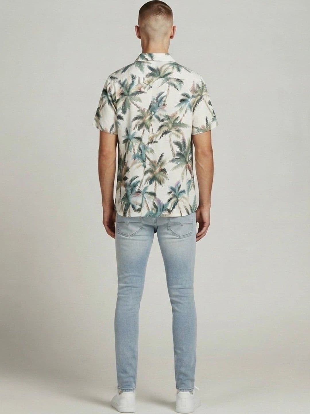 Suo Men Printed Casual Shirt thumbnail 2