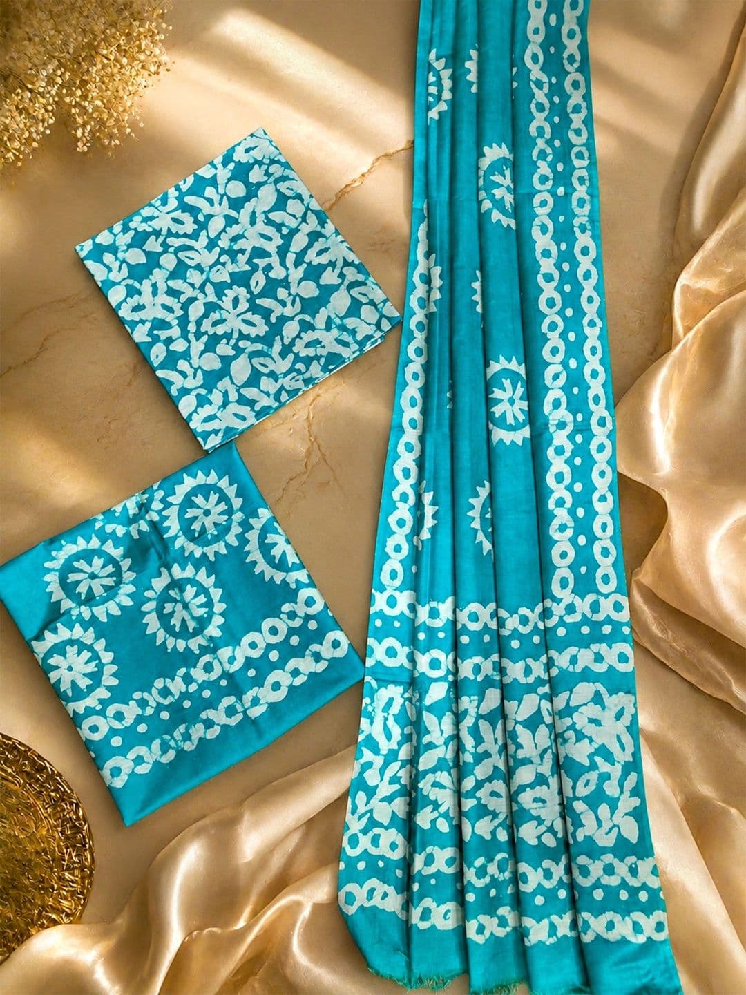 Mollika Printed Unstitched Dress Material thumbnail 5