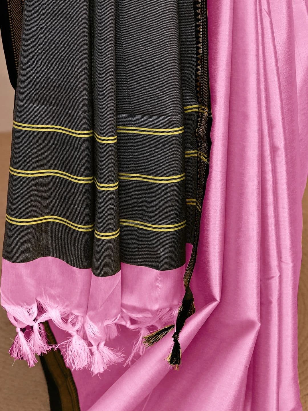 KALINI Striped Zari Designer Gadwal Saree thumbnail 2