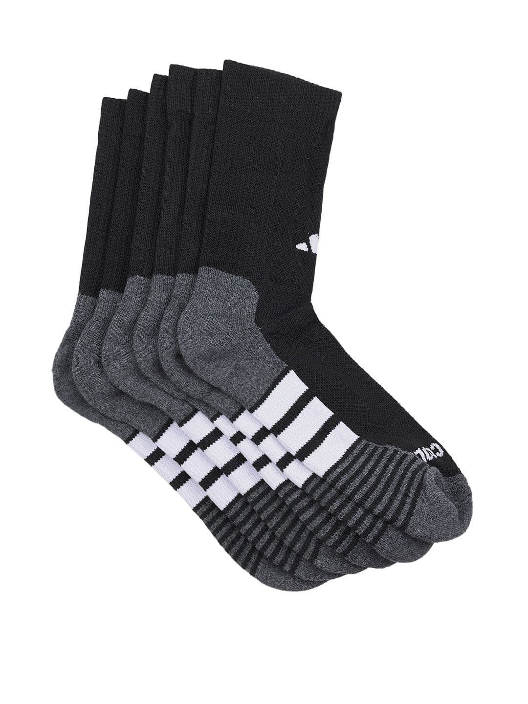 ADIDAS Unisex Pack of 3 Striped Above Ankle Socks thumbnail 2