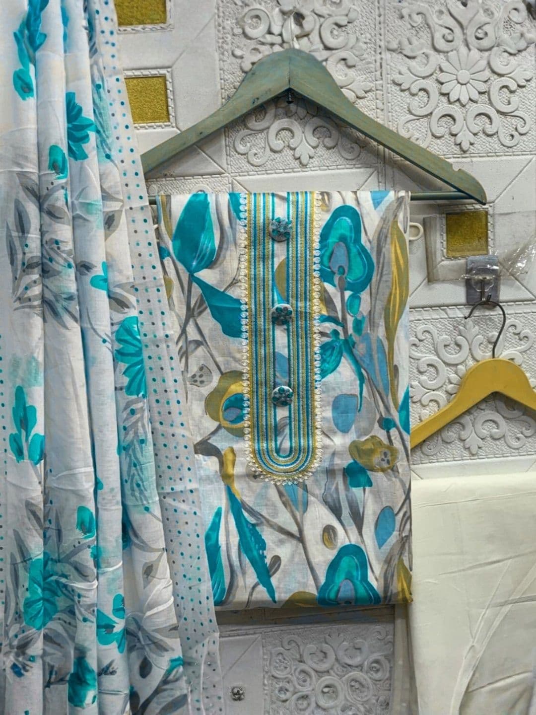 CLEMIRA Printed Pure Cotton Unstitched Dress Material thumbnail 2