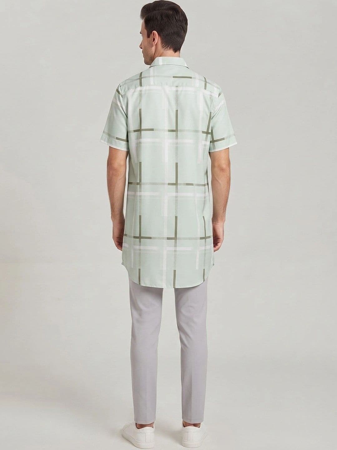 Suo Men Printed Casual Shirt thumbnail 4