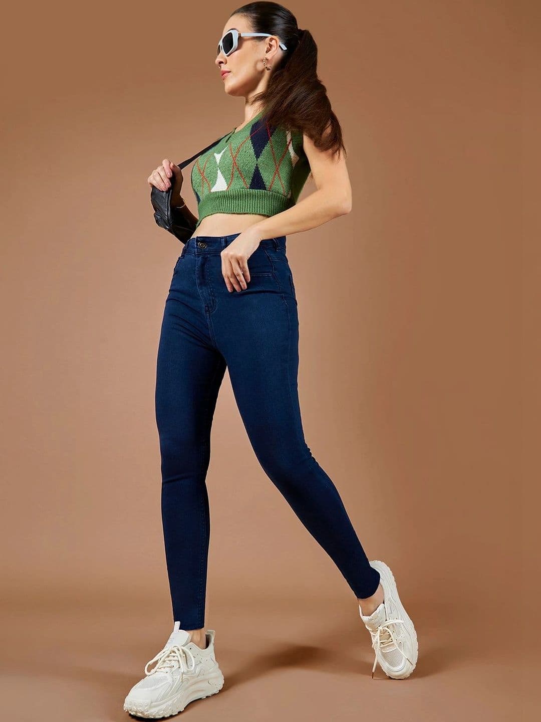 Roadster Women Skinny Fit High-Rise Stretchable Jeans thumbnail 6