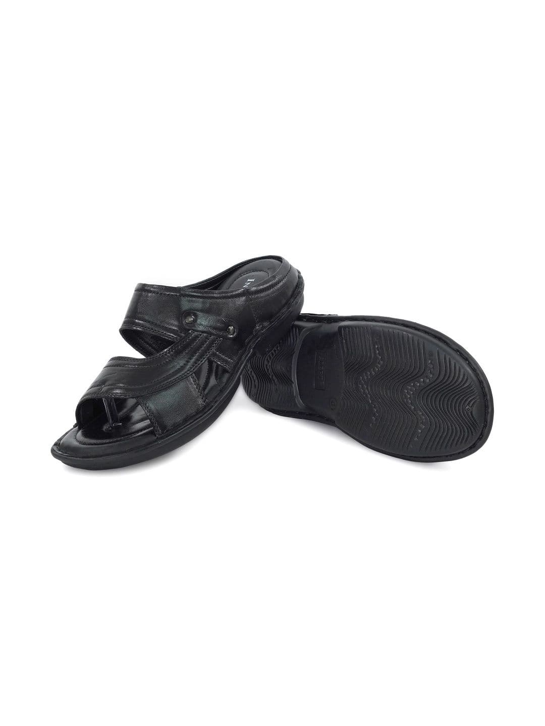 INVICTUS Men Leather Shoe-Style Sandals thumbnail 3