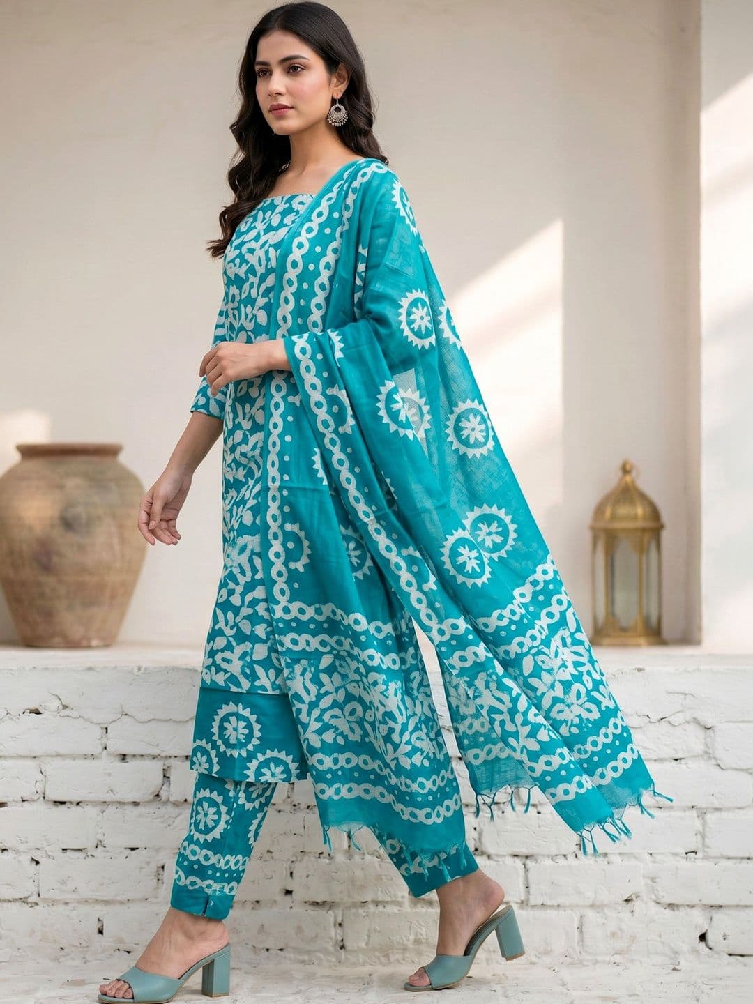 Mollika Printed Unstitched Dress Material thumbnail 2