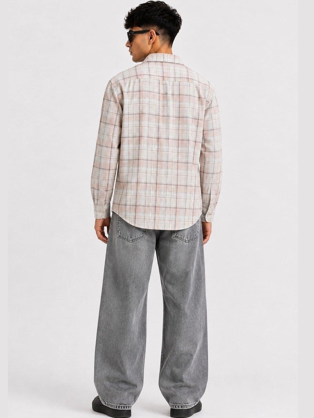 Yarndaze Men Tartan Checks Checked Casual Shirt thumbnail 3