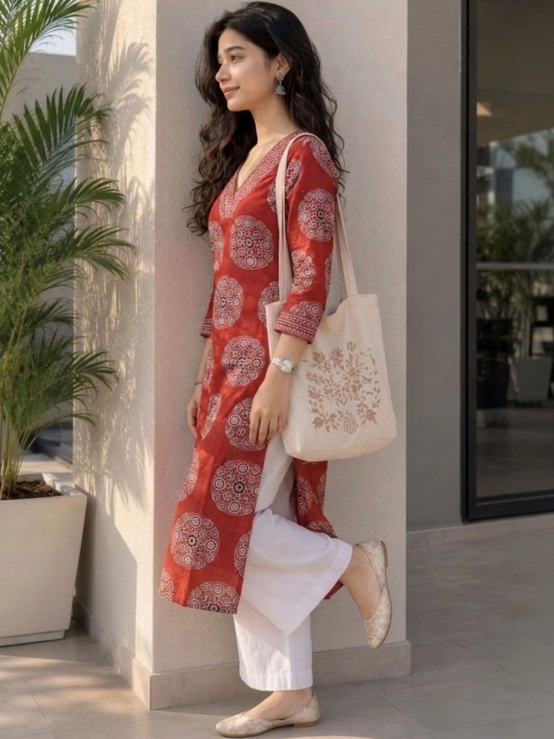 Zyla Women Ethnic Motifs Printed Kurta thumbnail 5