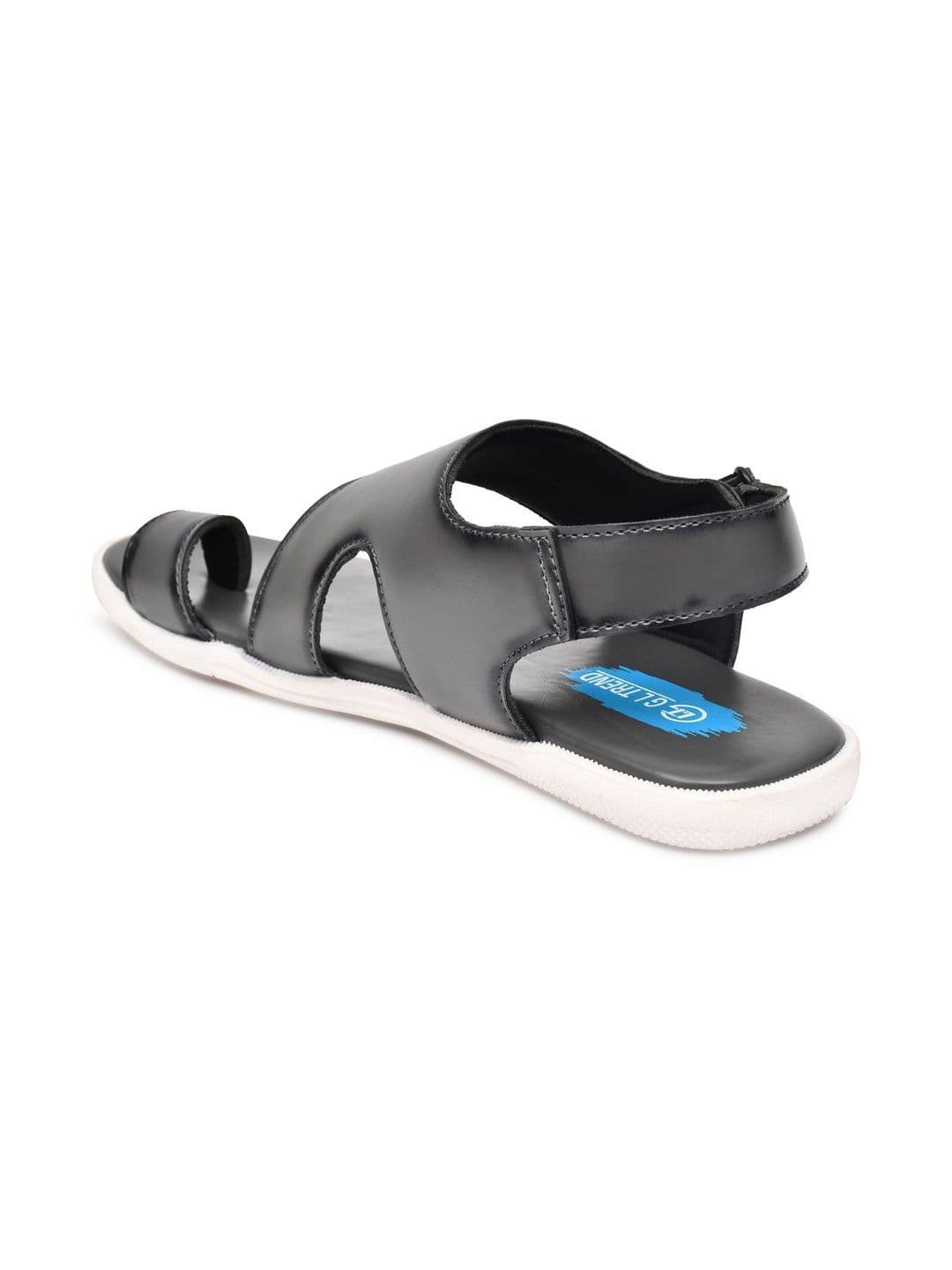 G L Trend Men's Grey Casual Comfort Open Toe Slip-On Sandals thumbnail 5