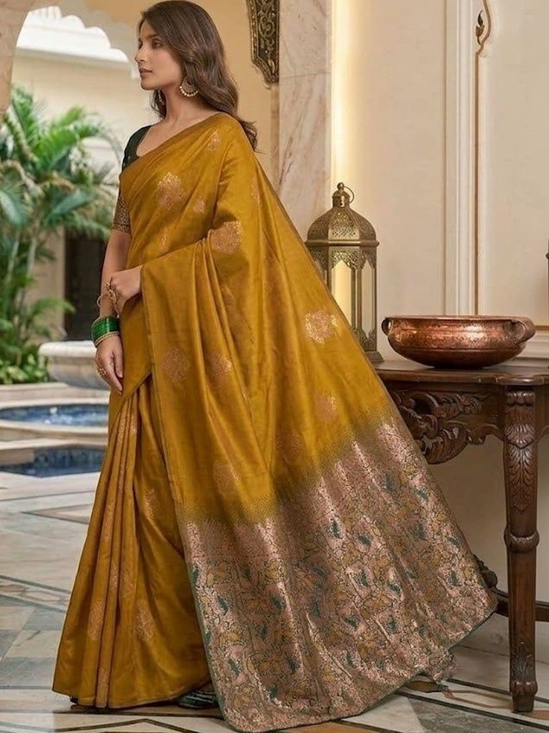 Vidula Fashion Woven Design Zari Art Silk Banarasi Saree thumbnail 6