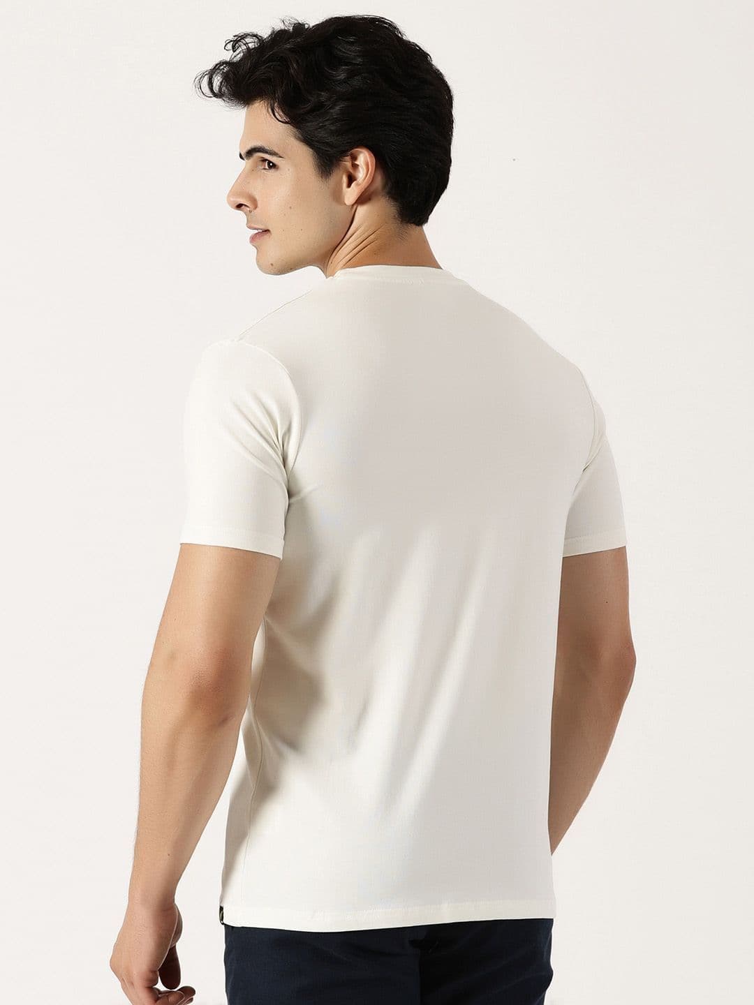 SOULIVELY Men Cotton Stretch T-shirt thumbnail 4