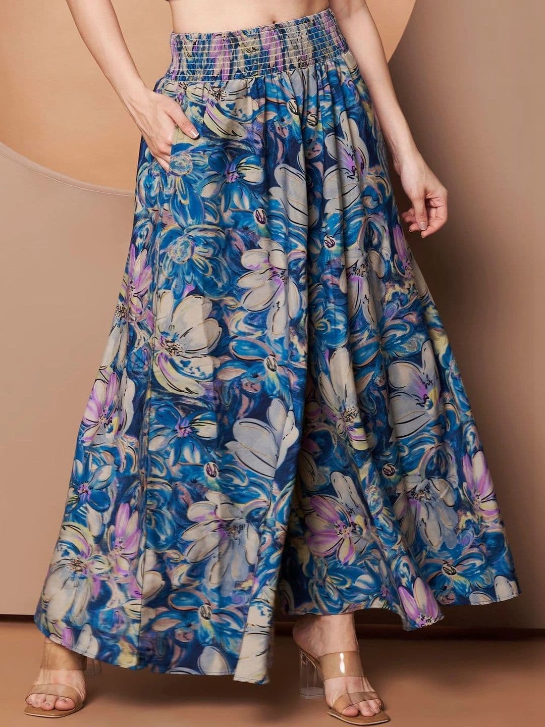 CORSICA Women Floral Printed Palazzos thumbnail 6