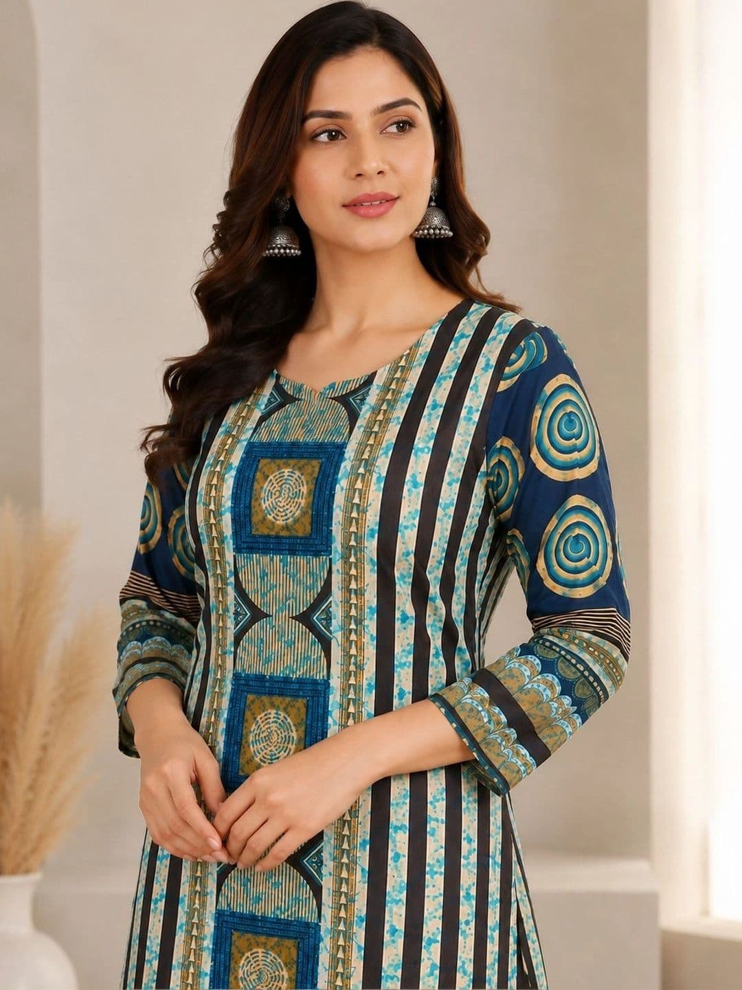 Anouk Women Ethnic Motifs Printed Kurta thumbnail 2