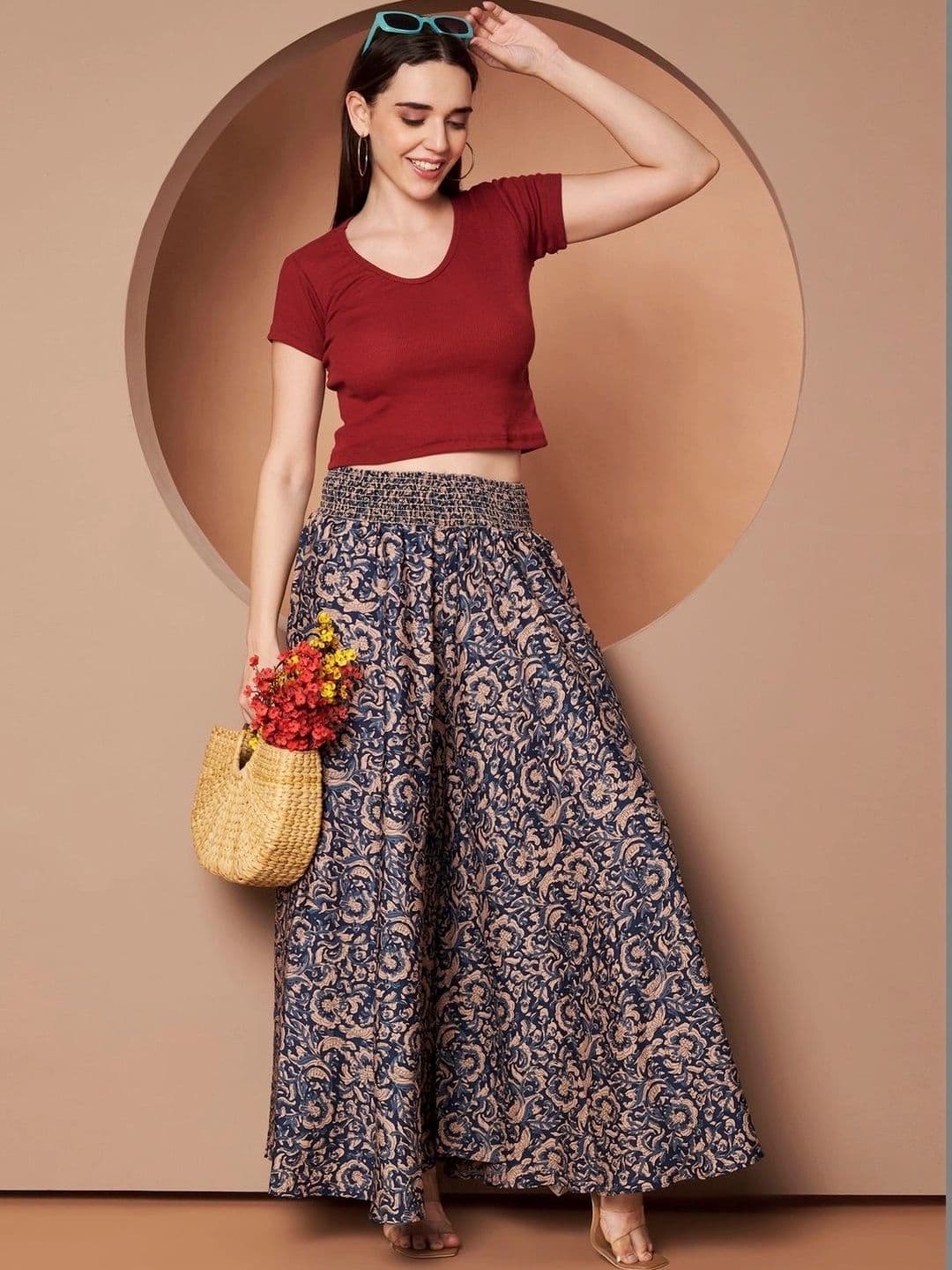 CORSICA Women Ethnic Motifs Printed Ethnic Palazzos thumbnail 3