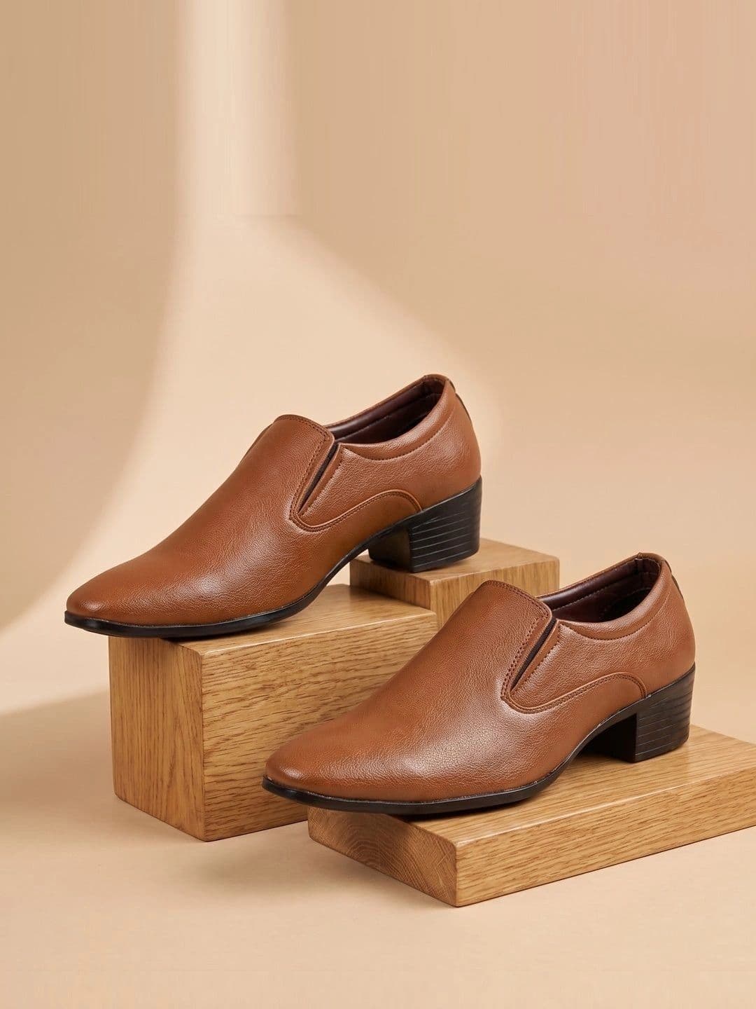 Bxxy Men Textured Formal Elevator Slip On Shoes - view 1