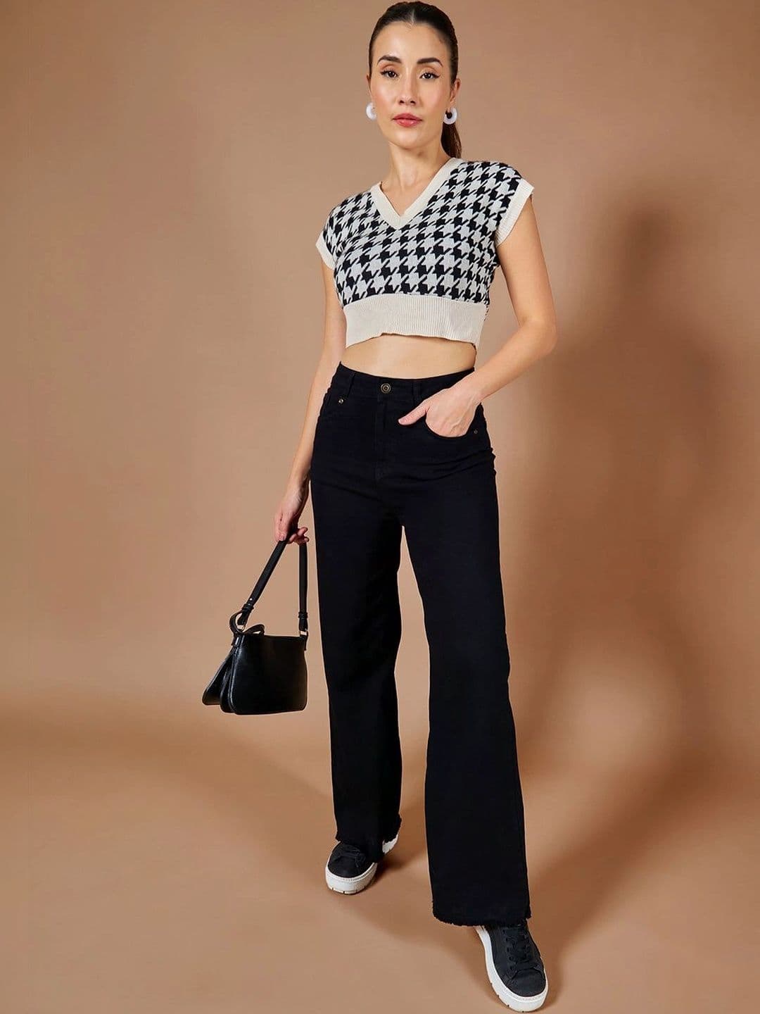 Roadster Women Wide Leg High-Rise Stretchable Jeans thumbnail 5