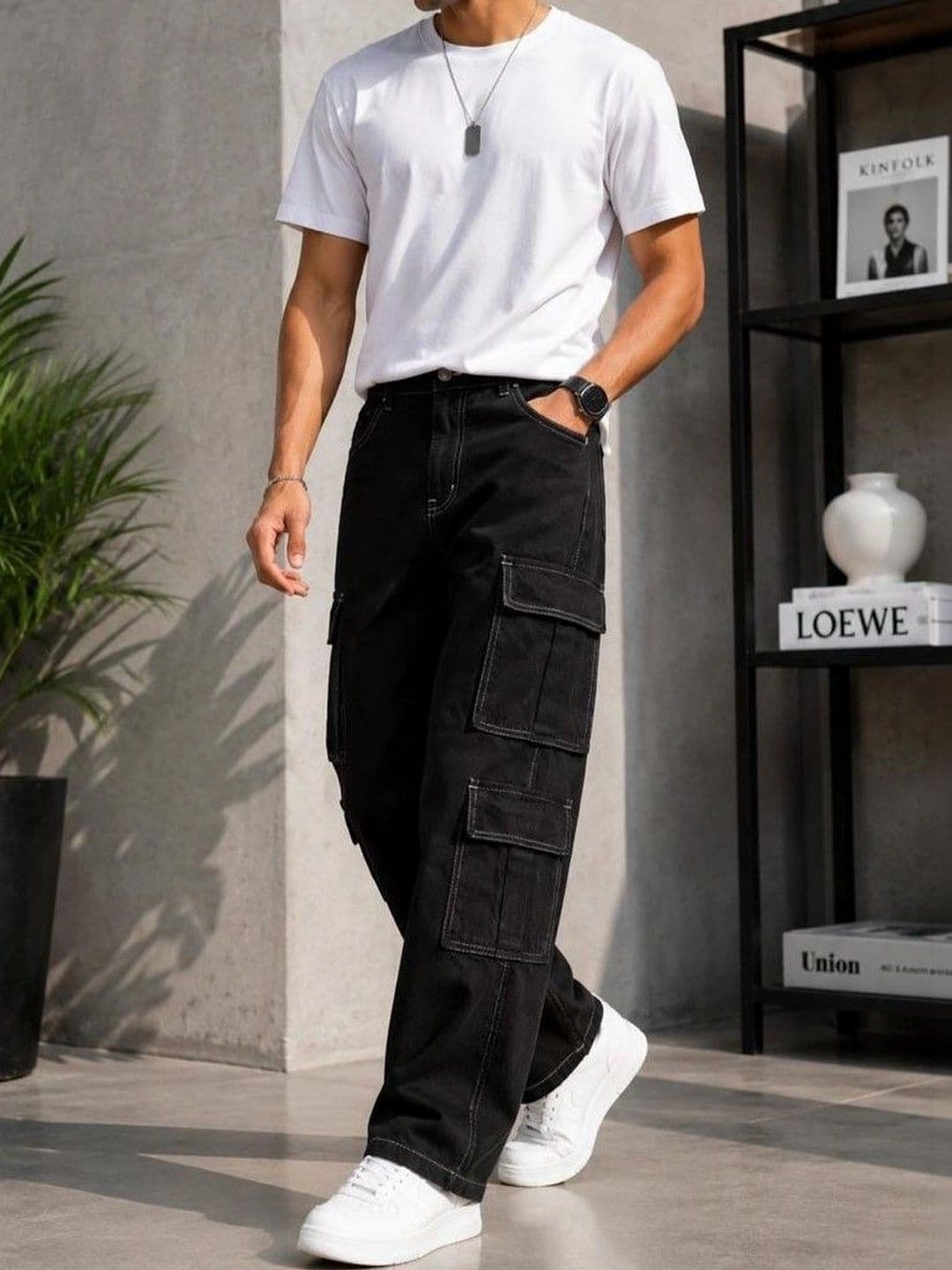 MAKPAK Men Jean Relaxed Fit Mid-Rise Jeans thumbnail 5