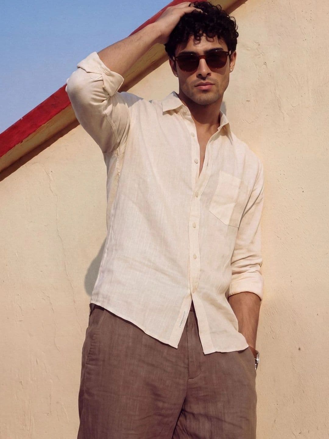 Urban Scissors Men Comfort Striped Casual Shirt thumbnail 2