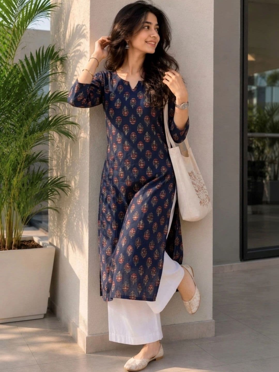 Zyla Women Ethnic Motifs Printed Indie Prints Kurta - view 1