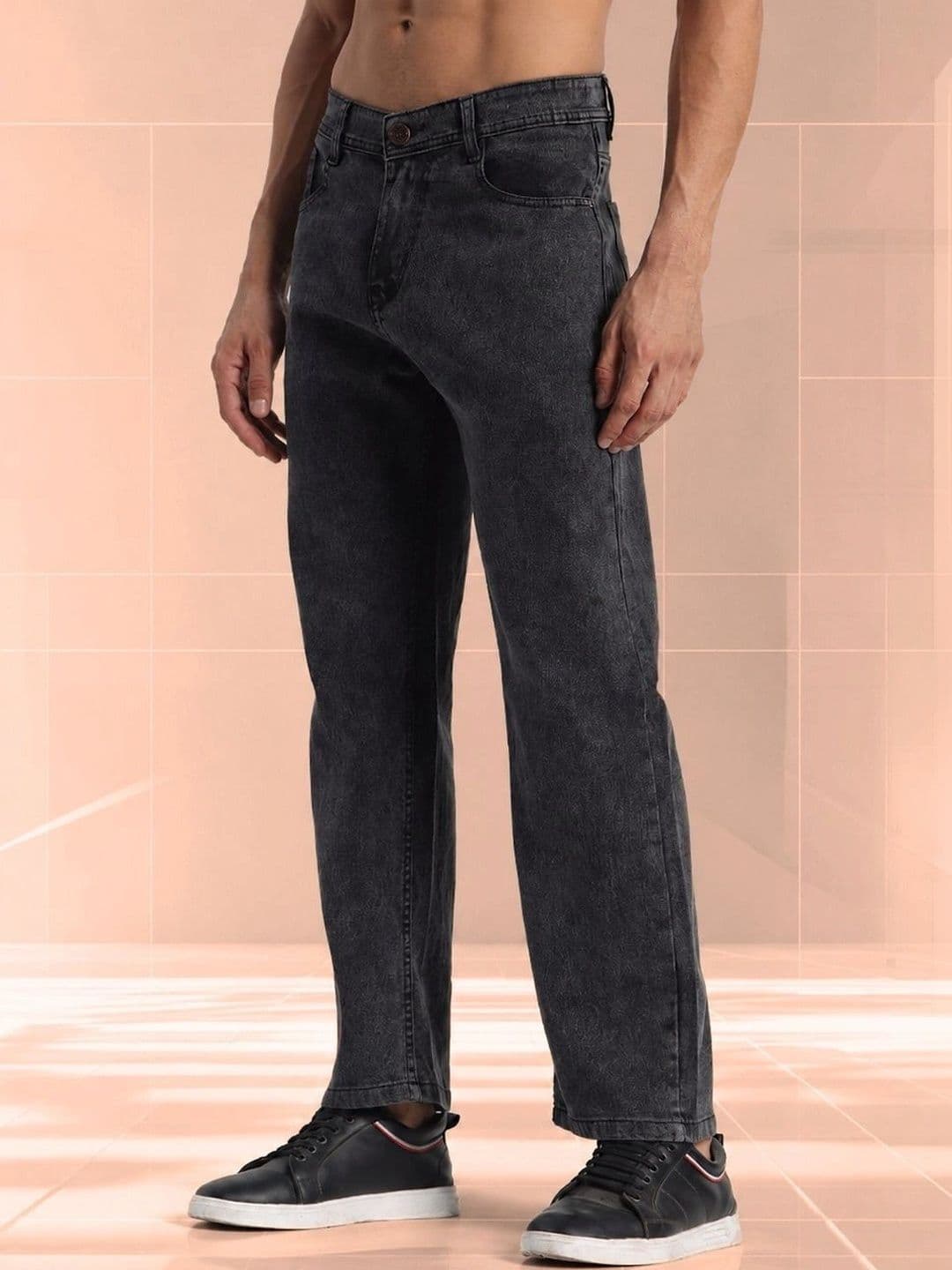SYNZO Men Comfort Relaxed Fit Mid-Rise Jeans thumbnail 3