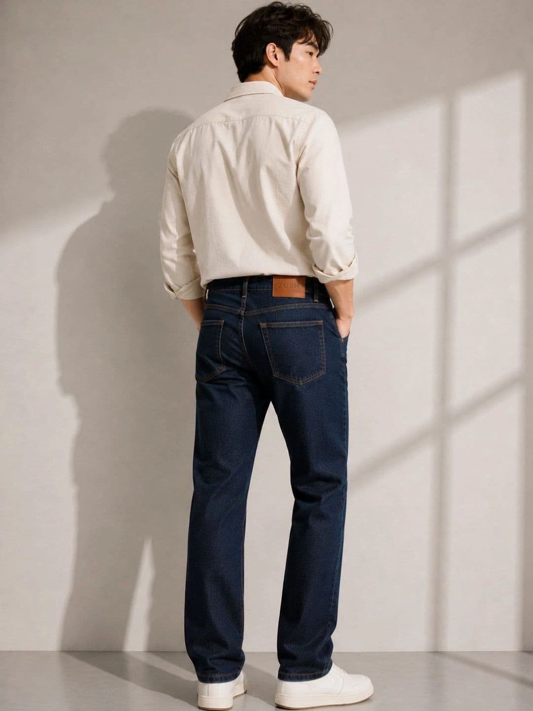 ZUSH Men Straight Fit Mid-Rise Stretchable Jeans thumbnail 2