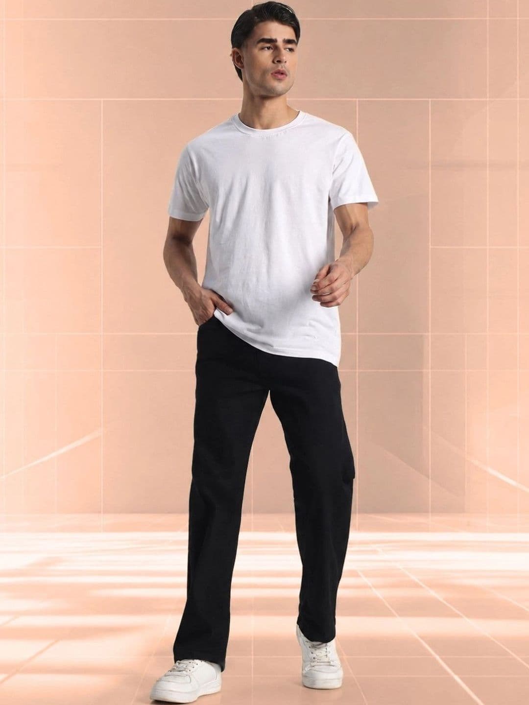 SYNZO Men Comfort Relaxed Fit Mid-Rise Jeans thumbnail 5